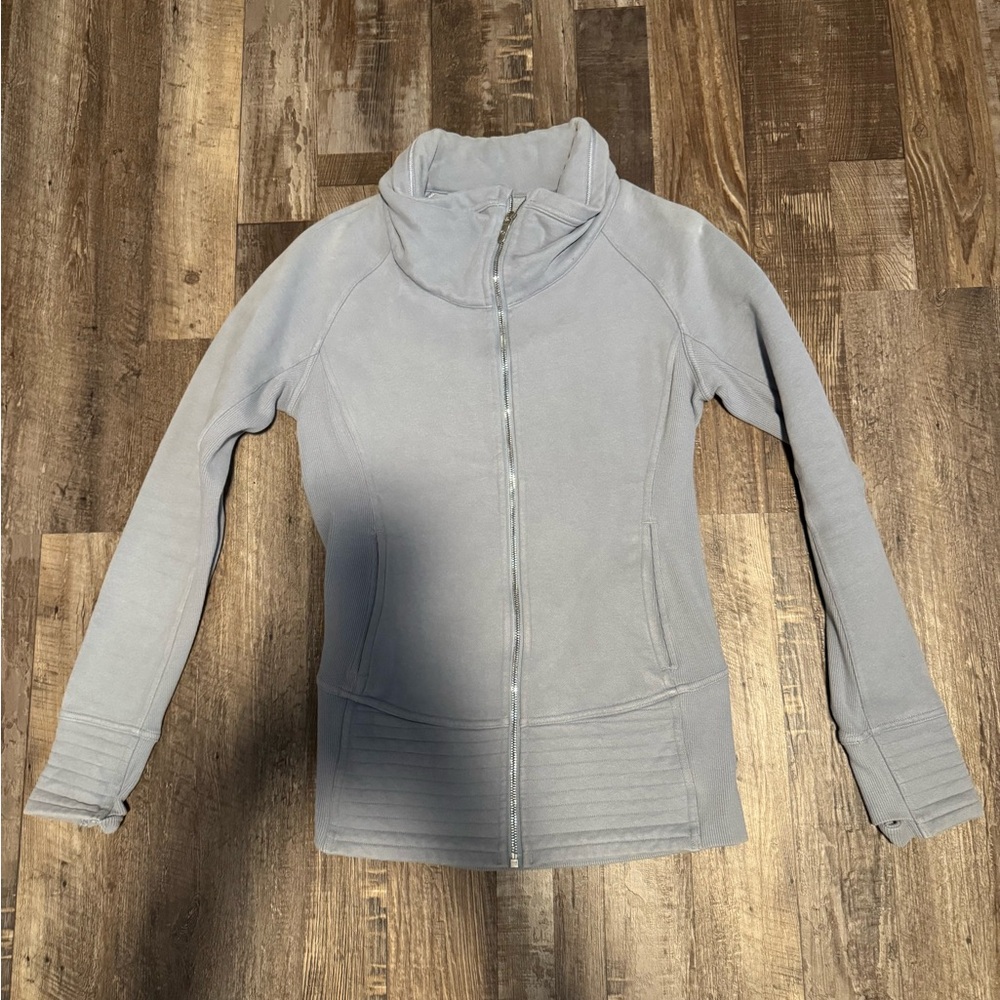 Lululemon Gray Zip-Up